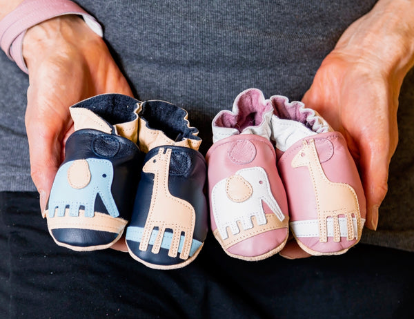 Safari Gift Set (pink onesie and shoes)